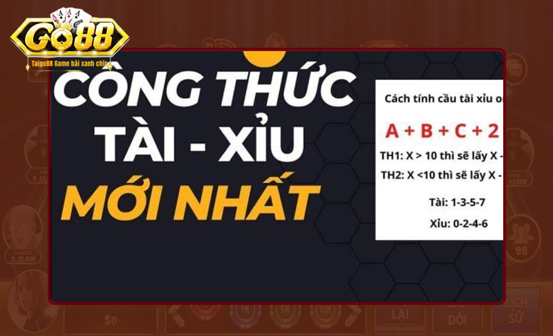 Nắm rõ công thức trong chơi Tài Xỉu